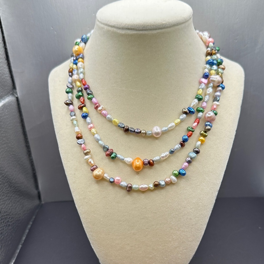 Vibrant Multicolor Beaded Necklace